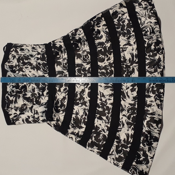 White House Black Market Strapless Lace Floral Dress WHBM - Picture 4 of 11